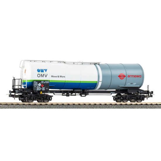 PIKO 24627 – Wagon cysternowy przegubowy Ermewa/OMV, Epoka VI (H0, 1:87)